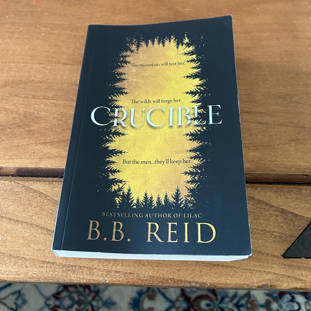 'Crucible' Book - Black and Gold Cover